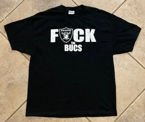 Vintage 2003 Raiders F The Bucs AFC Conference Champions Shirt XL - Picture 1 of 4