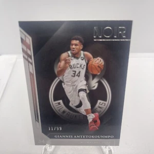 2022-23 Panini-Noir Giannis Antetokounmpo # /99 Association Edition Bucks #49 - Picture 1 of 4