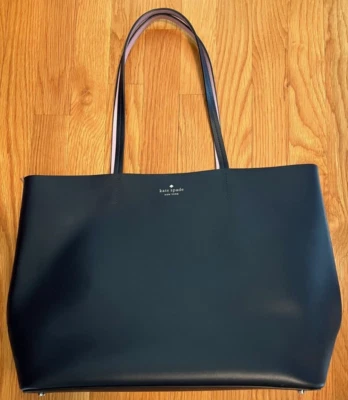 KATE SPADE NEW YORK Zibbi Large Tote Navy Blue - Size:17"W 12"H 7"D - BEAUTIFUL - Image 1 of 4