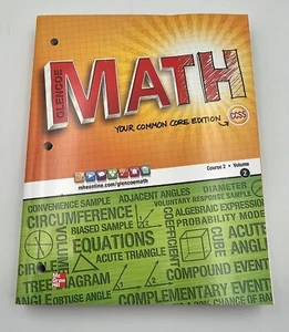 Math Course 2 : Your Common Core Edition, Paperback by McGraw-Hill BRAND NEW - Bild 1 von 2