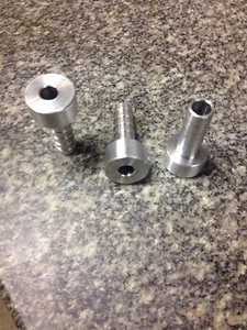 Aluminum Weld Bung Barb - 3 Pack 3/8” Hose - Bild 1 von 1