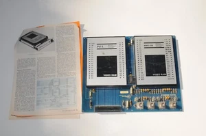 MATROX HI-SPEED VIDEO SYSTEM CARD, PV-1 and MMD-256 MODULES, USED, UNTESTED - Afbeelding 1 van 3