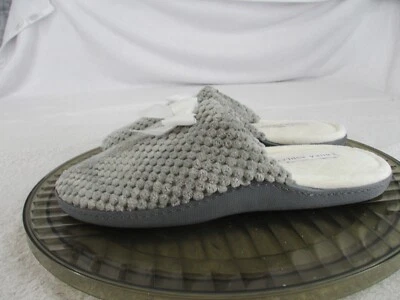 Женские тапочки для спа Laura Ashley серые большие 8-9 без шнуровки с эффектом памяти обувь из пеноматериала - Изображение 1 из 4