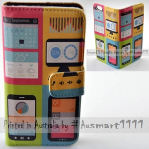 For Google Pixel Series Mobile Phone - Gadget Icons Print Flip Case Phone Cover - Picture 1 of 3