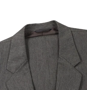 Tuta uomo 42 R su misura grigia multi righe seta mohair e lana polsini chirurgo - Foto 1 di 20