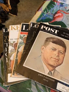 Look Post Magazines Vintage 1963-1967 Kennedy & MLK Jr. Set of 5 - Picture 1 of 11