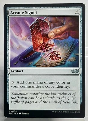 Magic - Arcane Signet - Uc/Artefakt - Commander: Tarkir Dragonstorm - EN/NM - Bild 1 von 2