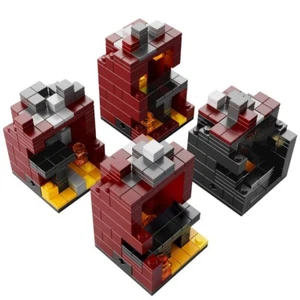 LEGO Minecraft Micro World: Der Nether (21106) mit Anleitung siehe Beschreibung - Bild 1 von 6
