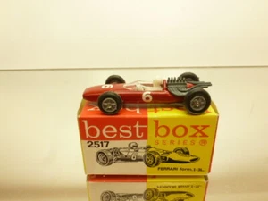 BESTBOX 2517 FERRARI FORMULE I 3L #6 - RED L6.5cm - VERY GOOD IN BOX - 246 - Foto 1 di 8