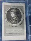 1700S Engraving Benjamin Franklin By George E. Perine (After Cochin Portrait