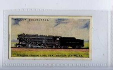 (Jj1027) WILLS,RAILWAY ENGINES,NEW YORK CENTRAL LINES U.S.A MICHIGAN,1924,#25