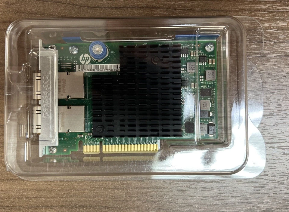 HP 701525-001 ETHERNET 10GB 2P 561FLR-T ADPTR - 700699-B21, 700697-001 - Image 1 of 4