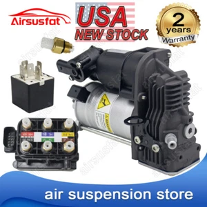 For Mercedes GL ML Class W164 X164 GL450 Suspension Compressor+Valve Block+Relay - Imagen 1 de 12