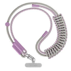 CASETIFY CORDE TRESSÉE BANDOULIÈRE SANGLE (LILAS/SAGE) NEUVE DANS SA BOÎTE NON COMME NEUVE - Photo 1 sur 3