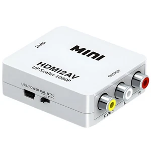 HDMI to AV RCA Converter 1080P Video Audio CVBS Konverter Analog Adapter Retoo - Bild 1 von 14