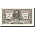 [#171057] Banknote, Bolivia, 1 Boliviano, L.1928, KM:128c, UNC(65-70)