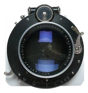 Voigtlander Apo-Lanthar 4,5/21 cm raro lente vintage f210 mm - Imagen 1 de 12