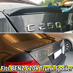2011-2014 Fit For Mercedes Benz C C204 Coupe A-Type Trunk Spoiler C250 Painted - Picture 1 of 7