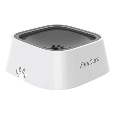 Amicura Wassernapf Hund Ohne Sabbern,1L Trinknapf Hund Anti Schlabber Wassernapf