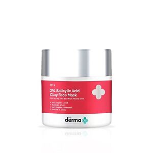 The Derma Co 2% Salicylic Acid Clay Face Mask for Men and Women for Acne - 50g