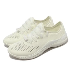Crocs Women's LiteRide 360 Pacer Sneakers Almost White Ivory Shoes - Picture 1 of 9