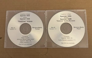 Spanish 180a & 180b - Destinos Videos - Coastline College (2 Discs) - Picture 1 of 1