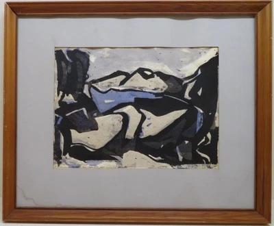 Reinhard Heinemann (1895-1967) acuarela expresionista alemana ESCOCIA 1957 Foto 1 de 4