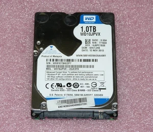 1 TB Western Digital WD10JPVX-22JC3T0 5400RPM SATA HDD Festplatte 6,3cm(2,5") - Bild 1 von 3