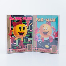 Ms. Pac-Man & Pac-Man CIB Lot for Nintendo Entertainment System NES Tengen