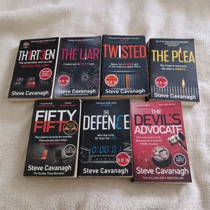 Eddie Flynn Series 7 Books Collection Set by Steve Cavanagh - Foto 1 di 7