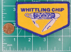 BSA Cub Scout Award Whittling Chip Pocket Patch - Picture 1 of 1