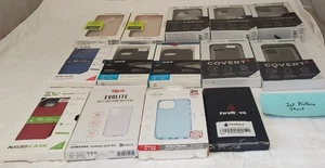 Lot of 14 Assorted Styles Smartphone Case Mixed Brands for iPhone Samsung Pixel - Picture 1 of 21