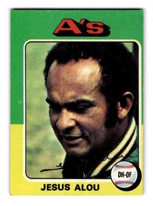 1975 Topps #253 Jesus Alou Oakland Athletics - Bild 1 von 2