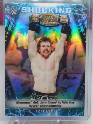 2020 TOPPS CHROME WWE SHOCKING WINS SHEAMUS #SW-13 - Image 1 of 4