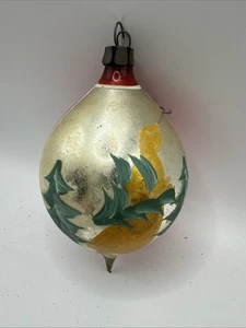 Fantasia Weihnachtsschmuck Frau trägt Baum Merkur Glas rosa gold Polen - Bild 1 von 4