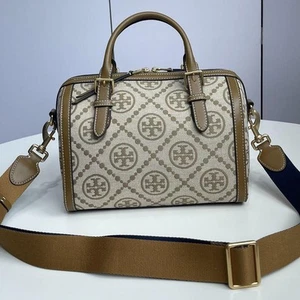 Tory Burch T Monogram Boston Bag Large outlet new - Picture 1 of 9