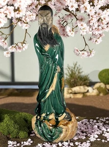 Vintage Old Chinese Shiqwan Mudman Figure 21"tall - Picture 1 of 23