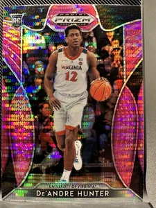 2019 Panini Prizm Draft Picks De'Andre Hunter #67 Prizms Pink Pulsar Rookie - Picture 1 of 4