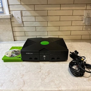 Original Xbox Bundle With 3 Games, No Controller Tested/Working - Picture 1 of 16