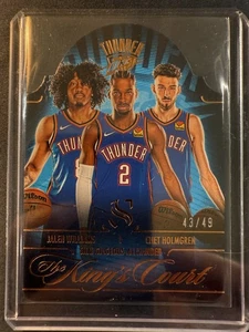 2024 Silhouette The King's Court die-cut #6 Williams, Shai, Chet /49 OKC - Picture 1 of 1