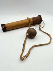 Vtg Huaorani Amazon Native Blowgun Poison Dart Quiver Container Darts Unique - Picture 1 of 13