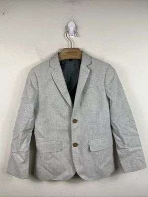 J.Crew Crewcuts Boy’s Ludlow Suit Jacket Gray Size 10 71765 $168 - Image 1 of 4