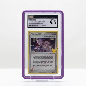 Pokemon Rocket's Admin Holo #86/109 Celebrations Classic Collection 2021 CGC 9.5 - Picture 1 of 2