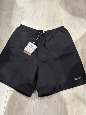 New Patagonia Men’s Baggies 7" Shorts Baggy Black L - Image 1 of 3