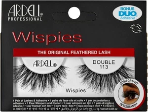 Ardell Double Wispies 113 False Eyelashes, Duo Adhesive Included, Medium Volume - Picture 1 of 6
