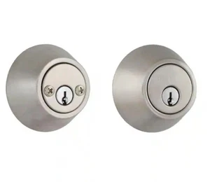 Defiant Acero Inoxidable Doble Cilindro Deadbolt-Falta Llave Inteligente - Imagen 1 de 6