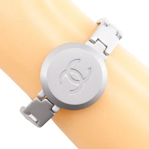 CHANEL COCO Mark Armband 99P Silber Metallic 23,5 g Damen - Bild 1 von 12