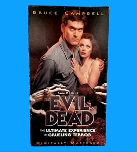 Vintage The Evil Dead Horror Movie VHS Tape Bruce Campbell 1998 Release Tested - Picture 1 of 11
