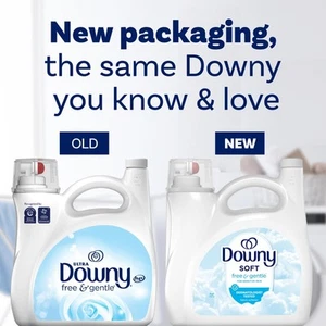 Downy Free & Gentle Fabric Softener (Fabric 140 Fl Oz (Pack of 1) - Picture 1 of 9
