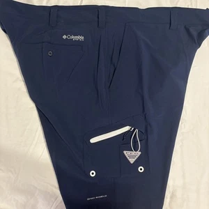 Columbia Omni-Shield PFG Grande y Alto Hombre Terminal Tackle Corto 48 Azul Marino - Imagen 1 de 16